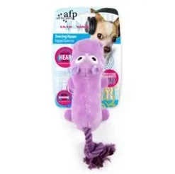 AFP All for paws AFP Ultrasonic Dansende Flodhest - lydsvagt hundelegetøj
