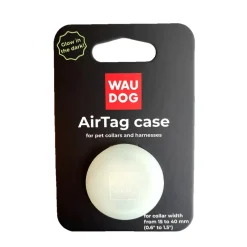 MiniZoo AirTag Holder GLOW silikone til Halsbånd 15-40 mm