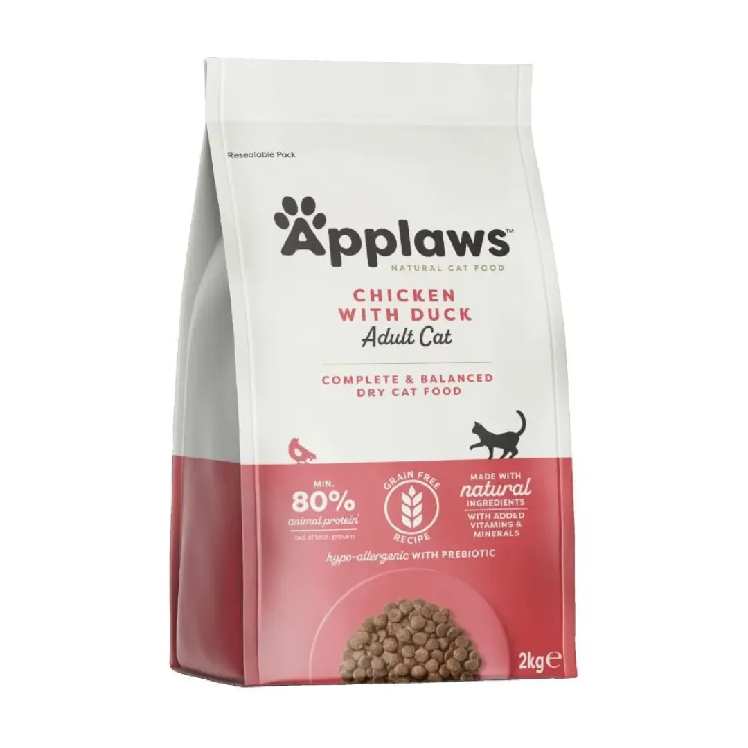 Applaws Hund & Katte mad Applaws Kattefoder Kylling og And 2 kg