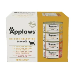 Applaws Hund & Katte mad Applaws Kattevådmad Kyllingekasse 12 x 70 g