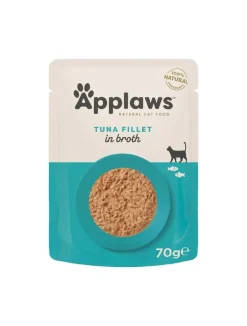 Applaws Hund & Katte mad Applaws Kattevådmad Tun 70g sovs (pouch)