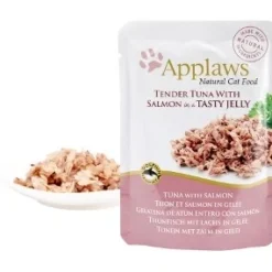 Applaws Hund & Katte mad Applaws Kattevådmad Tun og laks 70 g jelly (pouch)