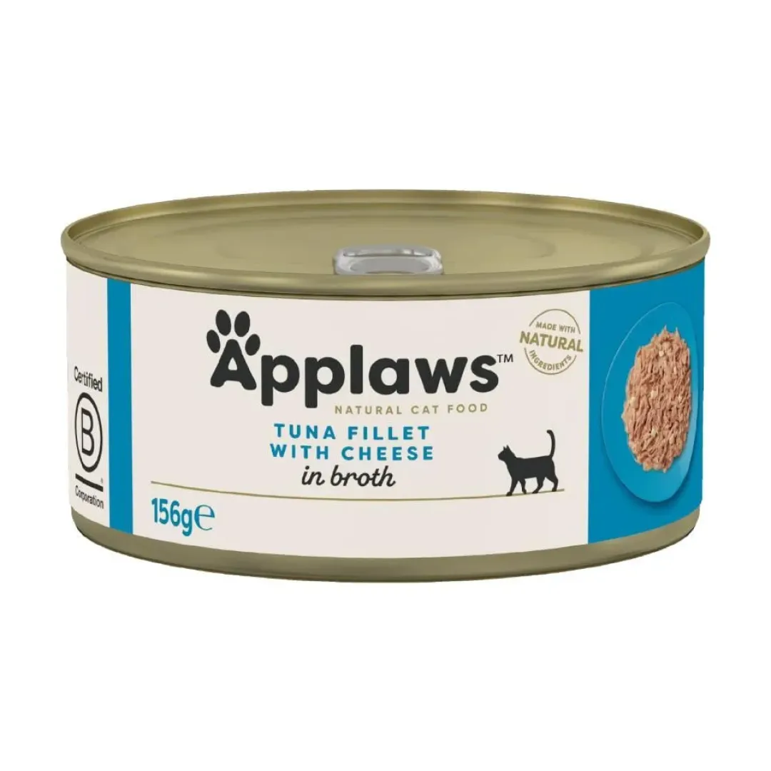 Applaws Hund & Katte mad Applaws Kattevådmad Tun og Ost 156 g