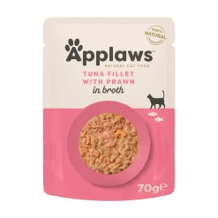 Applaws Hund & Katte mad Applaws Kattevådmad Tun og Stillehavsrejer 70 g (pouch)