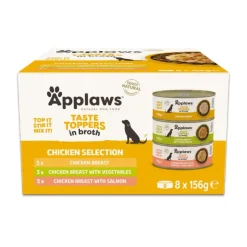 Applaws Hund & Katte mad Applaws multipack kylling i bouillon 8x156 gram