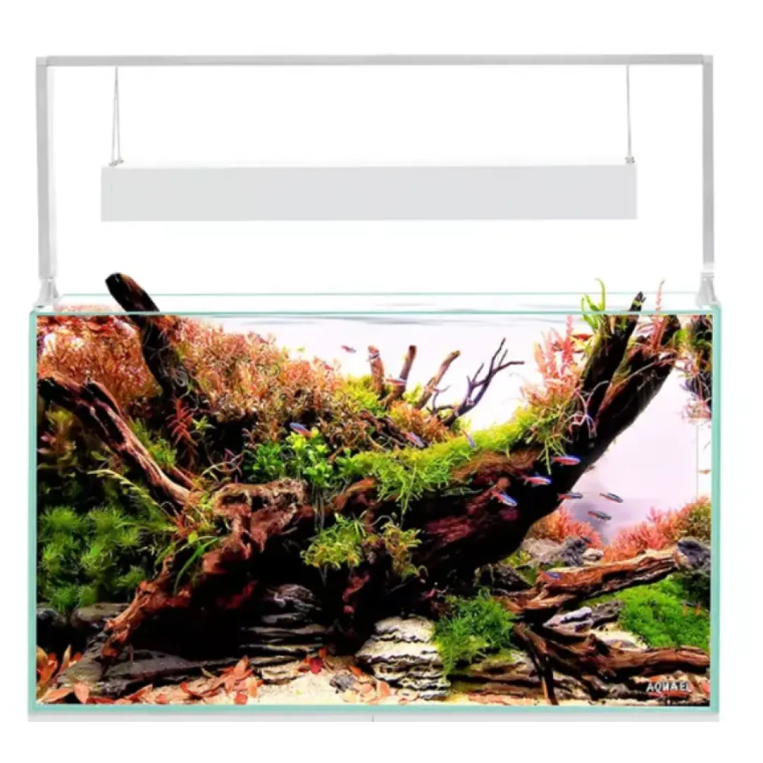 Aquael Akvarie og Lampe Ultra Scape 60 Snow