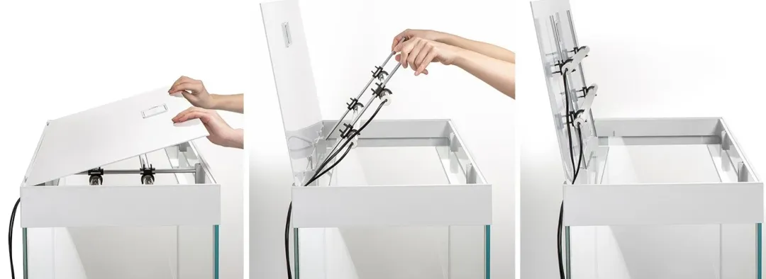 Aquael Optiset 240 Hvidt akvarium