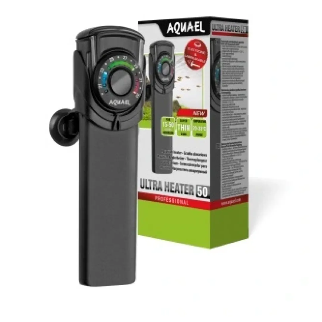 Aquael Ultra heater 50 W Dag og Nat Varmelegeme