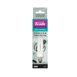 Arcadia PureSun Compact Fugle pære 20 w med UVA og UVB