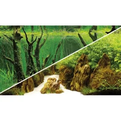 Hobby Baggrund til akvarium Canyon og Woodland (30 cm høj) 60 cm