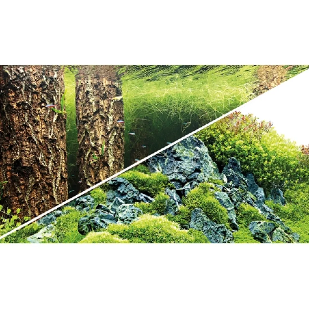 Hobby Baggrund til akvarium Scapers Hill og forest (50 cm høj) 100 cm