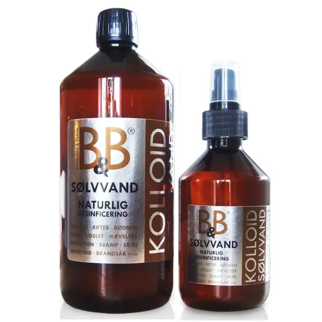 B&B Økologisk Hundeshampoo B&B Sølvvand 1 Liter