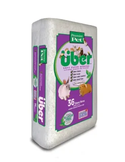 Premier Pet Über papirstrøelse 36 L Hvid