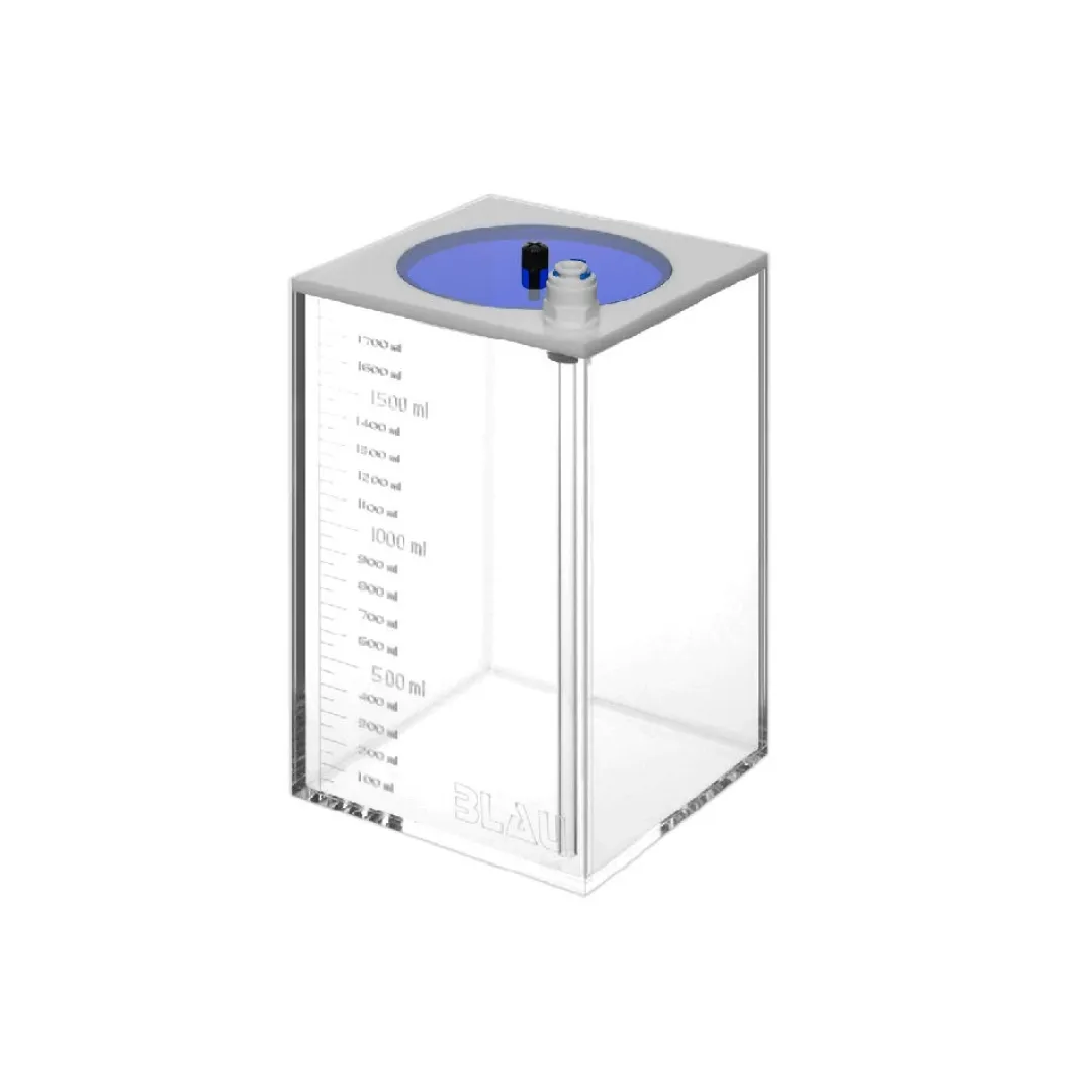Blau - Aquaristic Blau Acrylic akvariebeholder til Flydende væsker 1.5l
