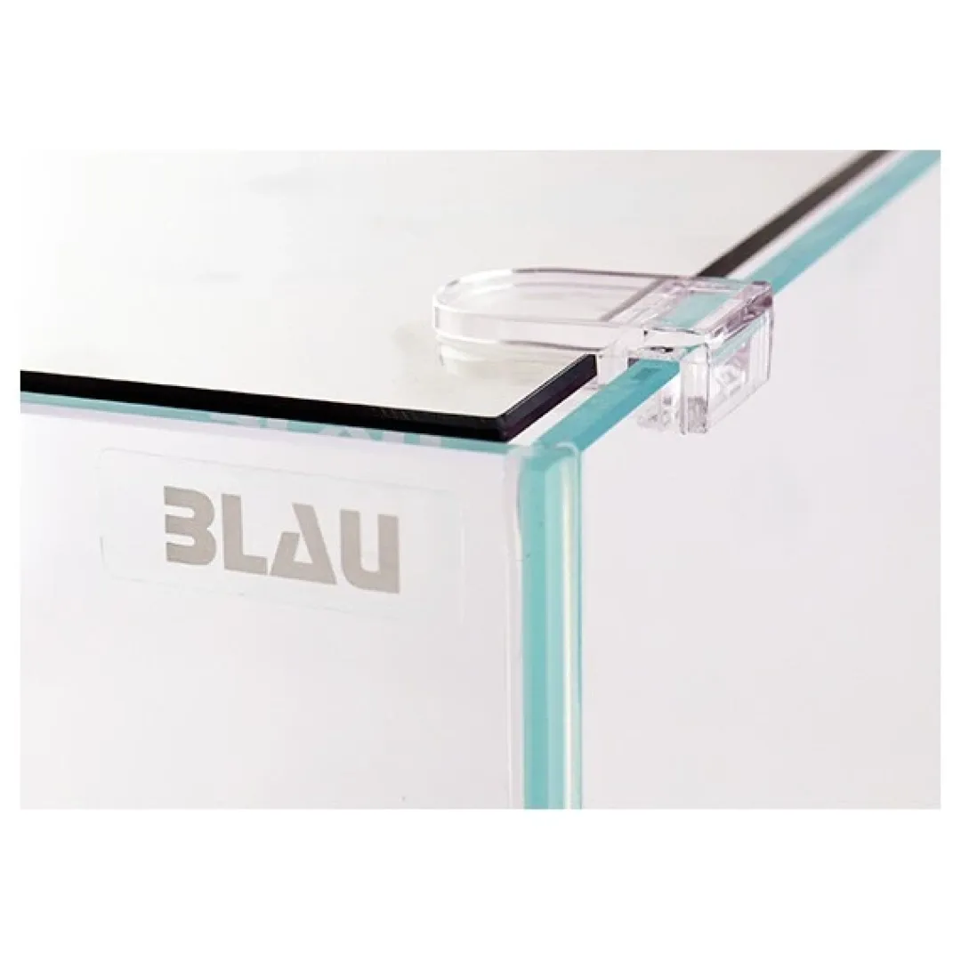 Blau - Aquaristic Blau Cubic Akvarium Aquascaping 42 L Optiwhite glas (35X35X35)
