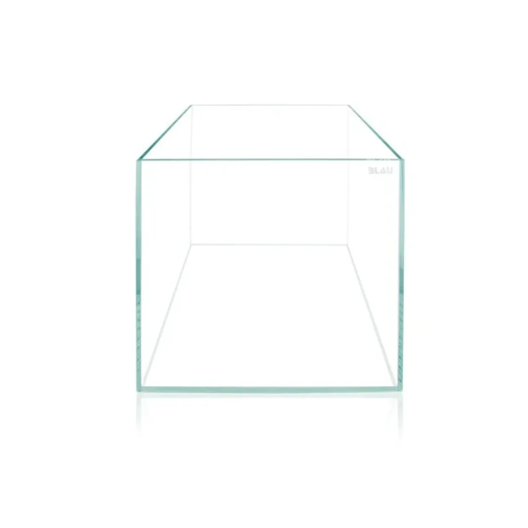 Blau - Aquaristic Blau Cubic Akvarium Aquascaping 42 L Optiwhite glas (35X35X35)