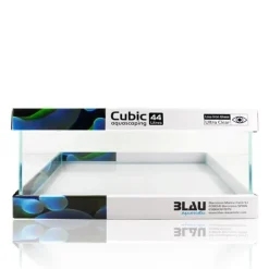 Blau - Aquaristic Blau Glasakvarium CUBIC Aquascaping Shallow 44 62x36x20 cm