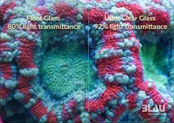 Blau - Aquaristic Blau Gran Cubic Super Reef 92 Black 276 liters Saltvandsakvarium