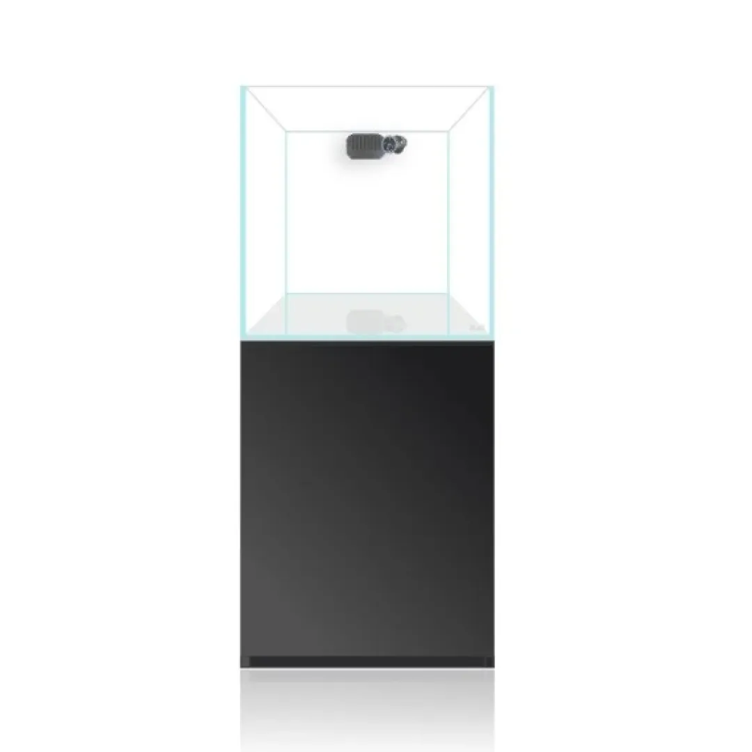Blau - Aquaristic Blau SET Marine Gran Cubic Experience Black 217 Liter Saltvandsakvarium