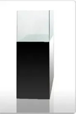 Blau - Aquaristic Blau Sort Møbelkabinet til saltvandsakvarium All in One 91 Liter