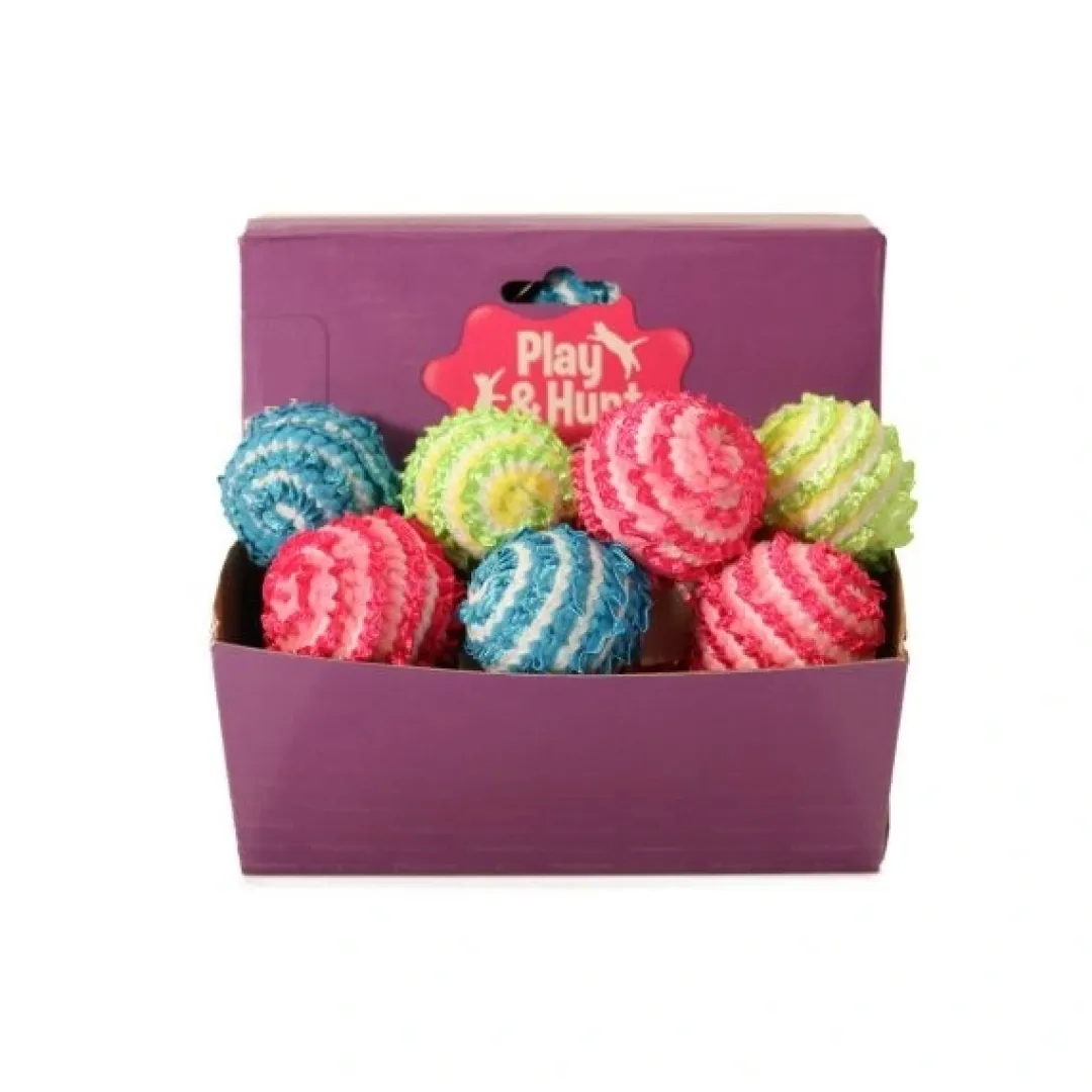 Flamingo Blondekugle bold Mix farve 4 cm