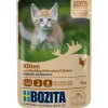 Bozita - Swedish natural quality Bozita Kattefoder pose 85g killing kylling sovs