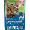 Bozita - Swedish natural quality Bozita Kattefoder pose 85g Steriliseret kylling og kalkun sovs