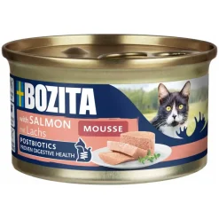 Bozita - Swedish natural quality Bozita Mousse MSC Laks 85 g - Kornfrit vådfoder til kat