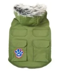 MiniZoo Canada Pooch Everest Explorer hundejakke Militærgrøn 45 cm nr 18