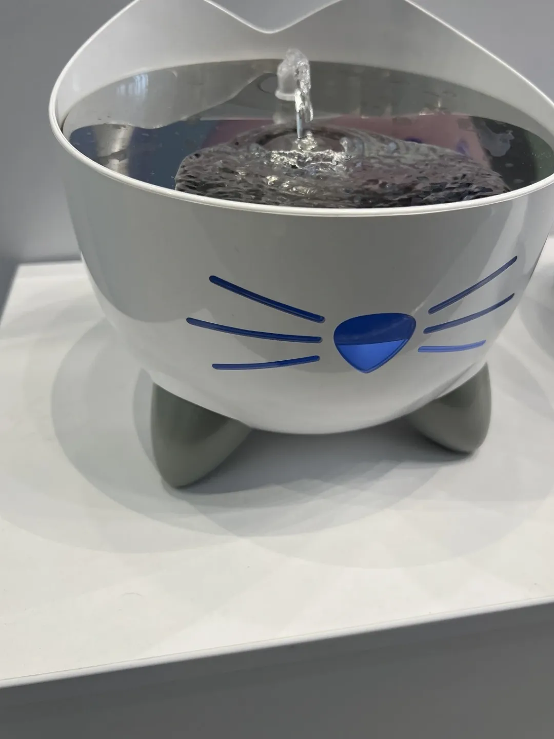 Catit Pixi Drikkefontæne i Hvid med Rustfrit stål