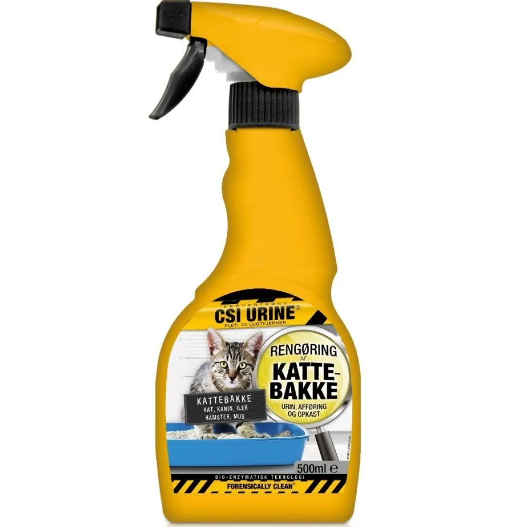 CSI Urine - Plet & lugtfjerner CSI Urine Kattebakke spray 500 ml