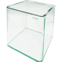 Blau - Aquaristic CUBIC Panorama Nano Akvarium 80 L