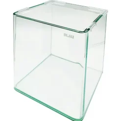 Blau - Aquaristic CUBIC Panorama Nano Akvarium 19 L