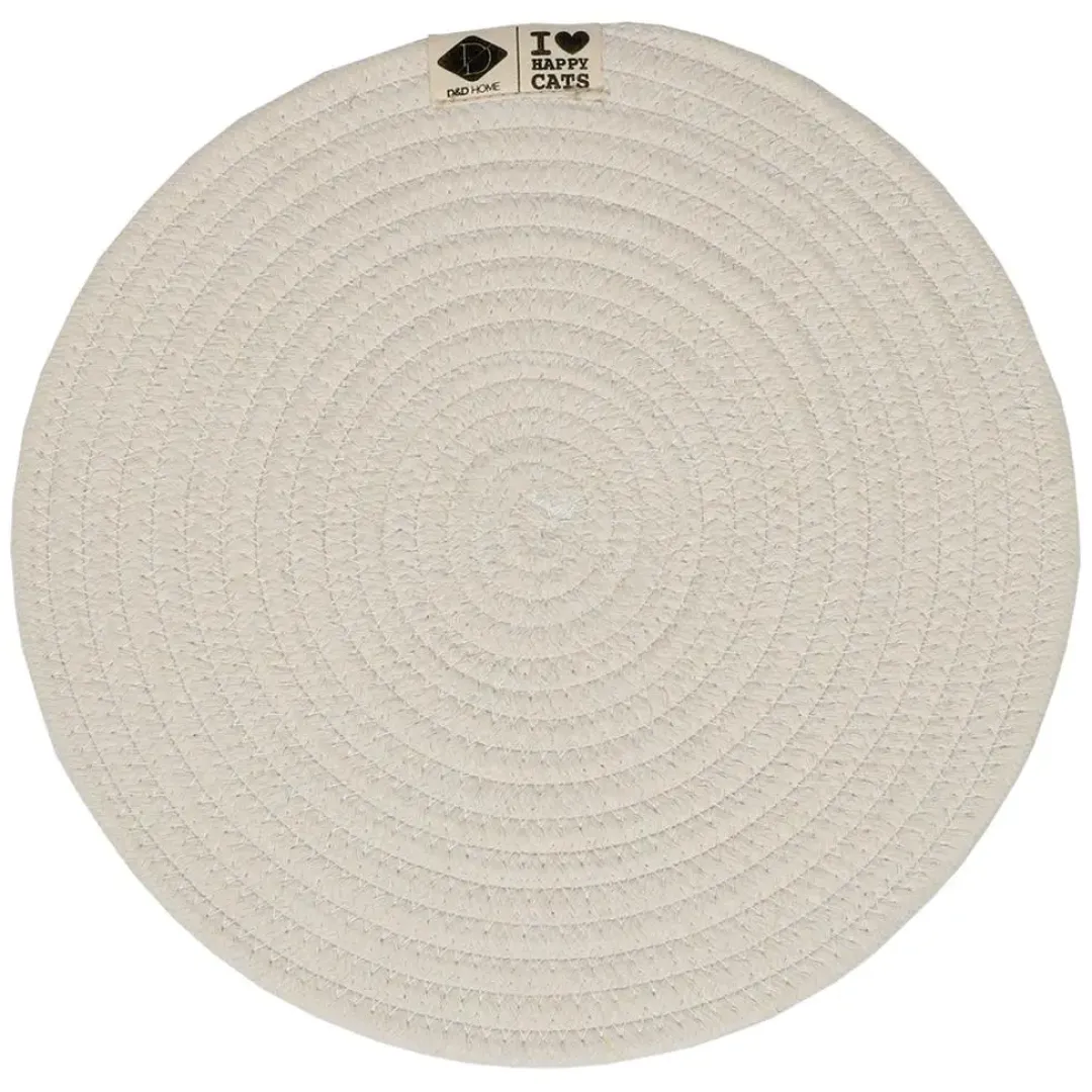 D&D Home D&D CAT Dækkeserviet JILL Ø30 cm Beige