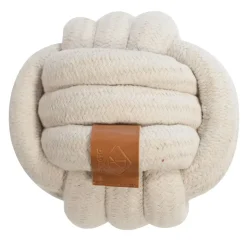 Europet Bernina International B.V. D&D Home Skip Ball L 15 cm Natur Knudereb 18 mm - hundelegetøj