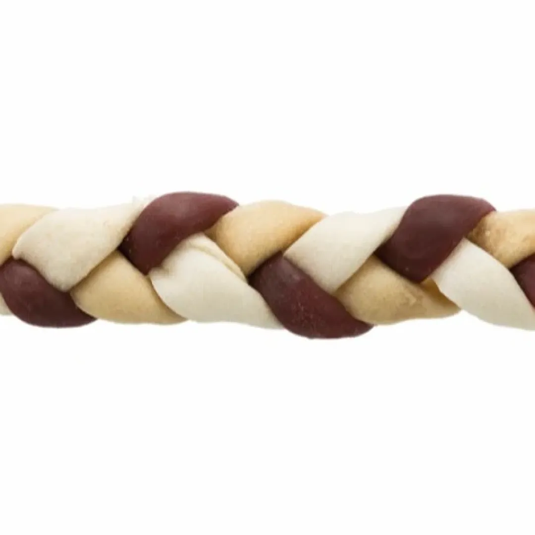 Trixie Denta Fun Flettet Tyggeben 30 g - robust hundesnack med bid i