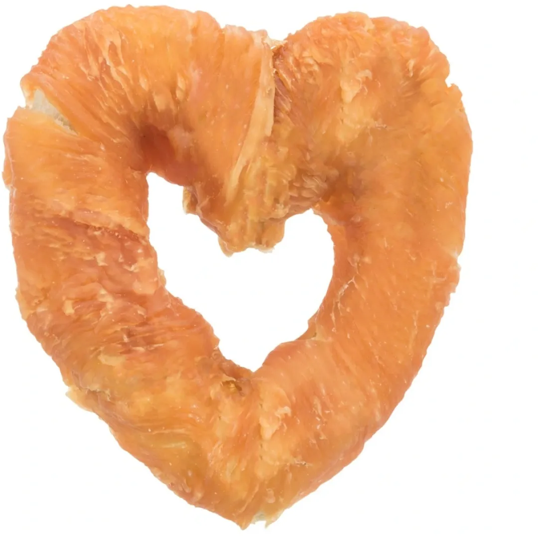 Trixie Denta Fun Hjerte Kyllinge 70 g - tandplejende hundesnack