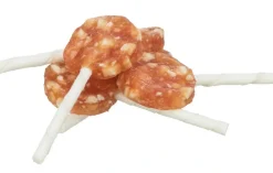 Trixie Denta Fun Slikkepind med kylling og ost 10 cm - sjov hundesnack