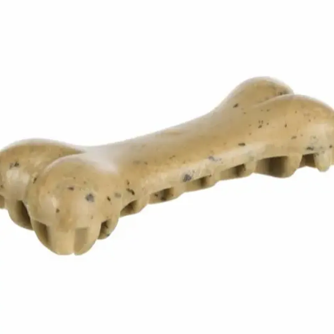 Trixie Denta Fun Veggie Tyggeknogle med tang 8,5 cm (vegetabilsk) - 100 % vegansk hundesnack