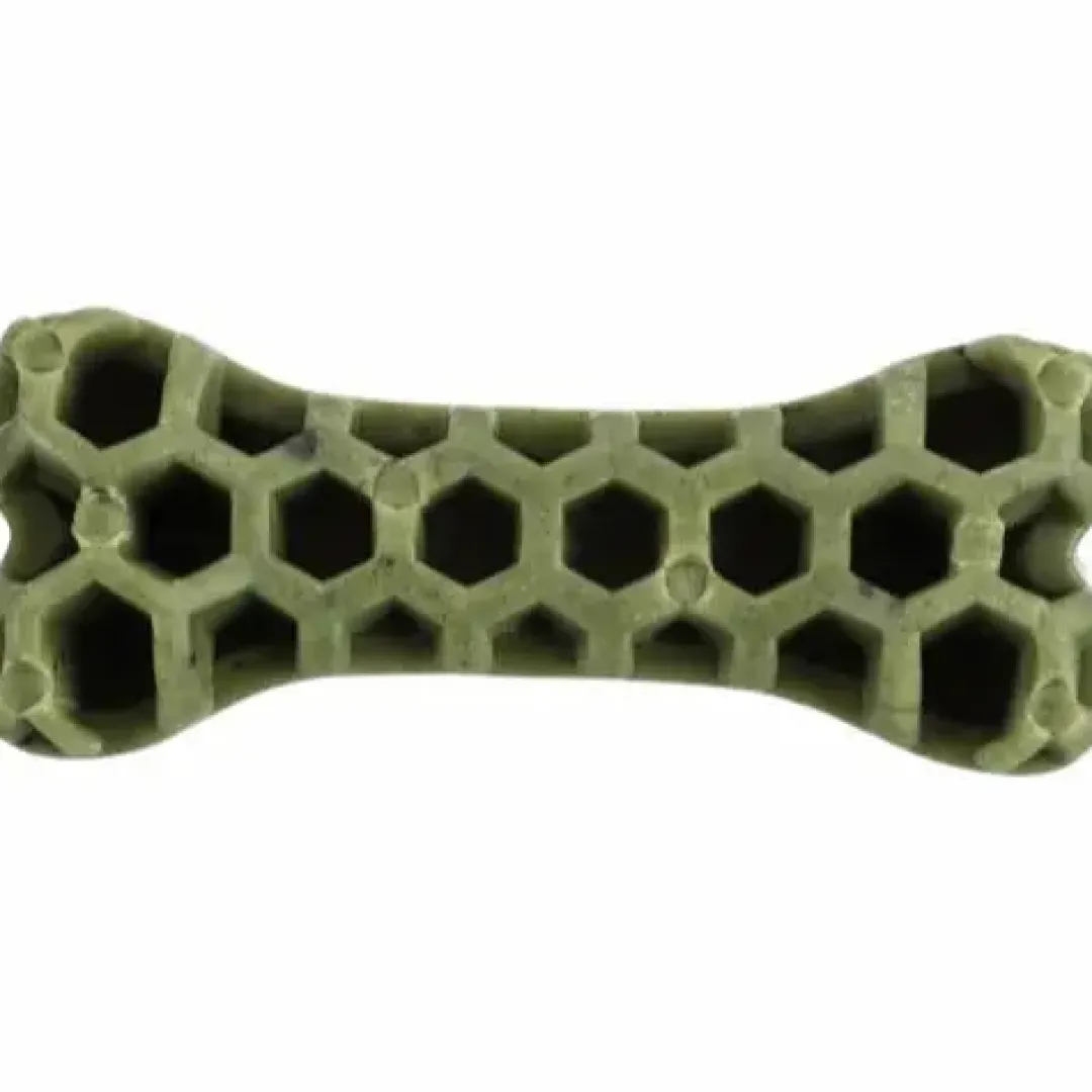 Trixie Denta Fun Veggie Tyggeknogle med tang 8,5 cm (vegetabilsk) - 100 % vegansk hundesnack