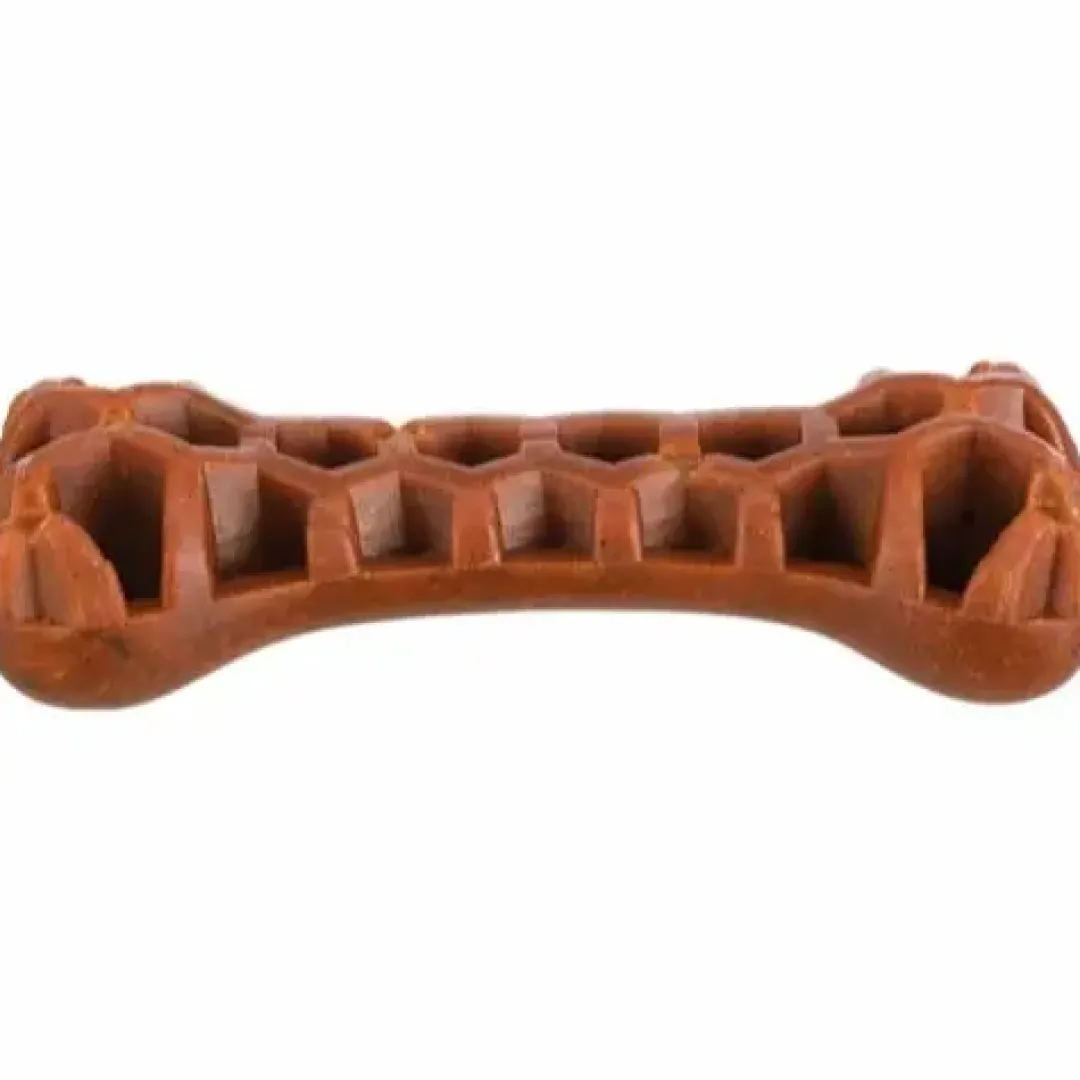 Trixie Denta Fun Veggie Tyggeknogle med tang 12 cm (vegetabilsk) - sunde kornfri hundesnacks