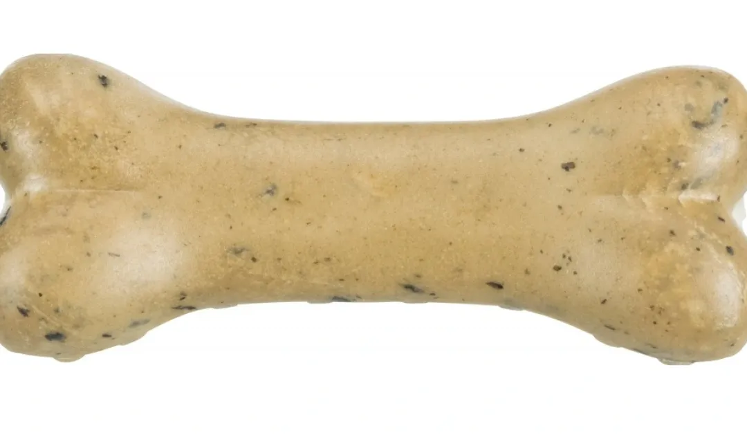 Trixie Denta Fun Veggie Tyggeknogle med tang 12 cm (vegetabilsk) - sunde kornfri hundesnacks