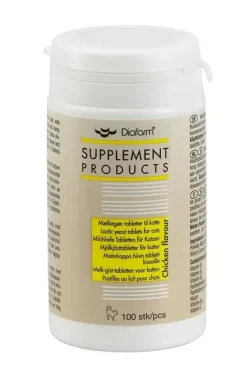 Diafarm - supplement products Diafarm Gærtabletter til kat 100 stk med kyllingesmag