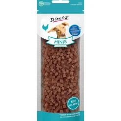 Dokas Premium Hunde og Kattesnacks Dokas Minis kyllingebryst 70 g - små lækre hundesnacks