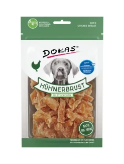 Dokas Premium Hunde og Kattesnacks Dokas Tern af kyllingebryst 70 g - små proteinrige hundesnacks
