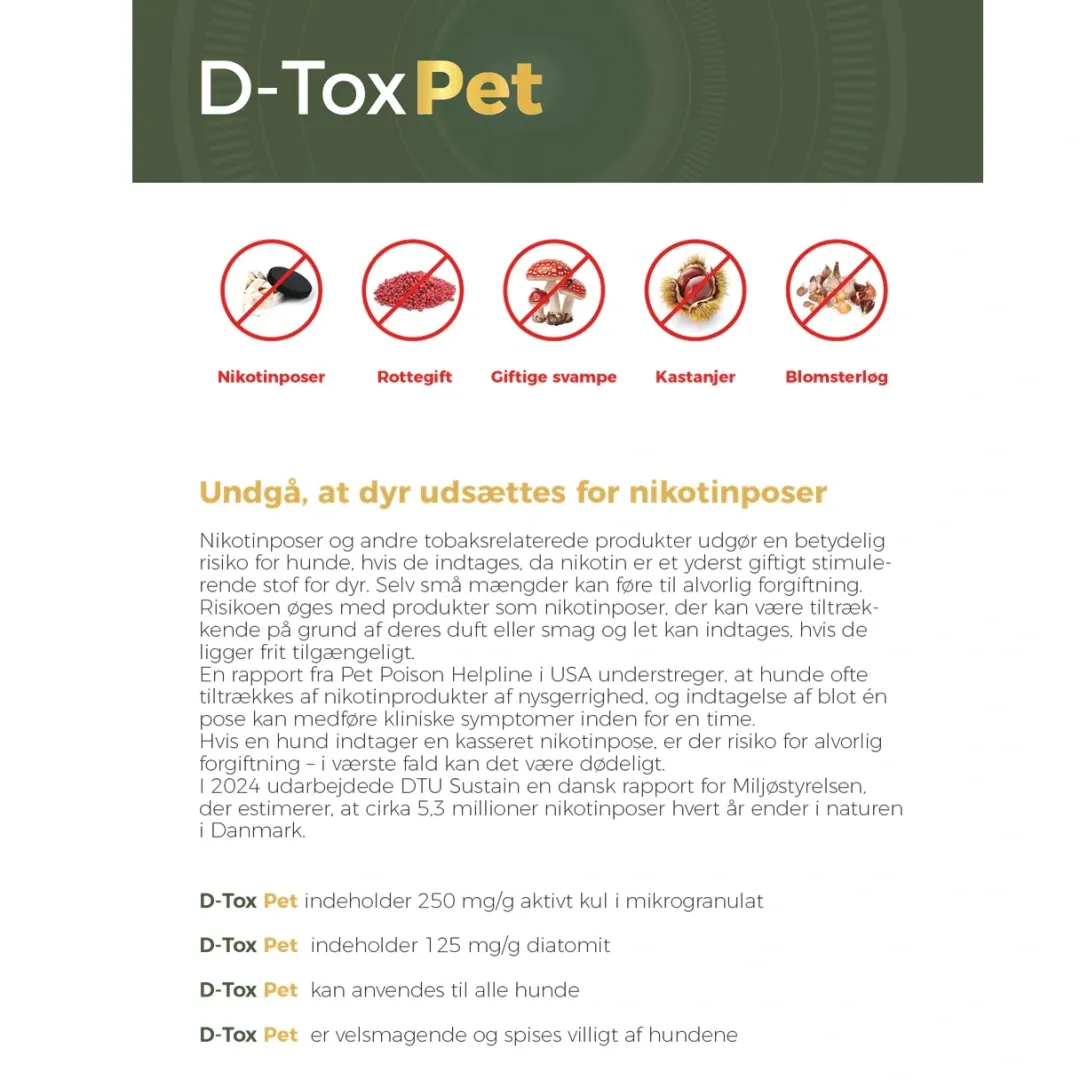 D-Tox Pet sprøjte 30 ml