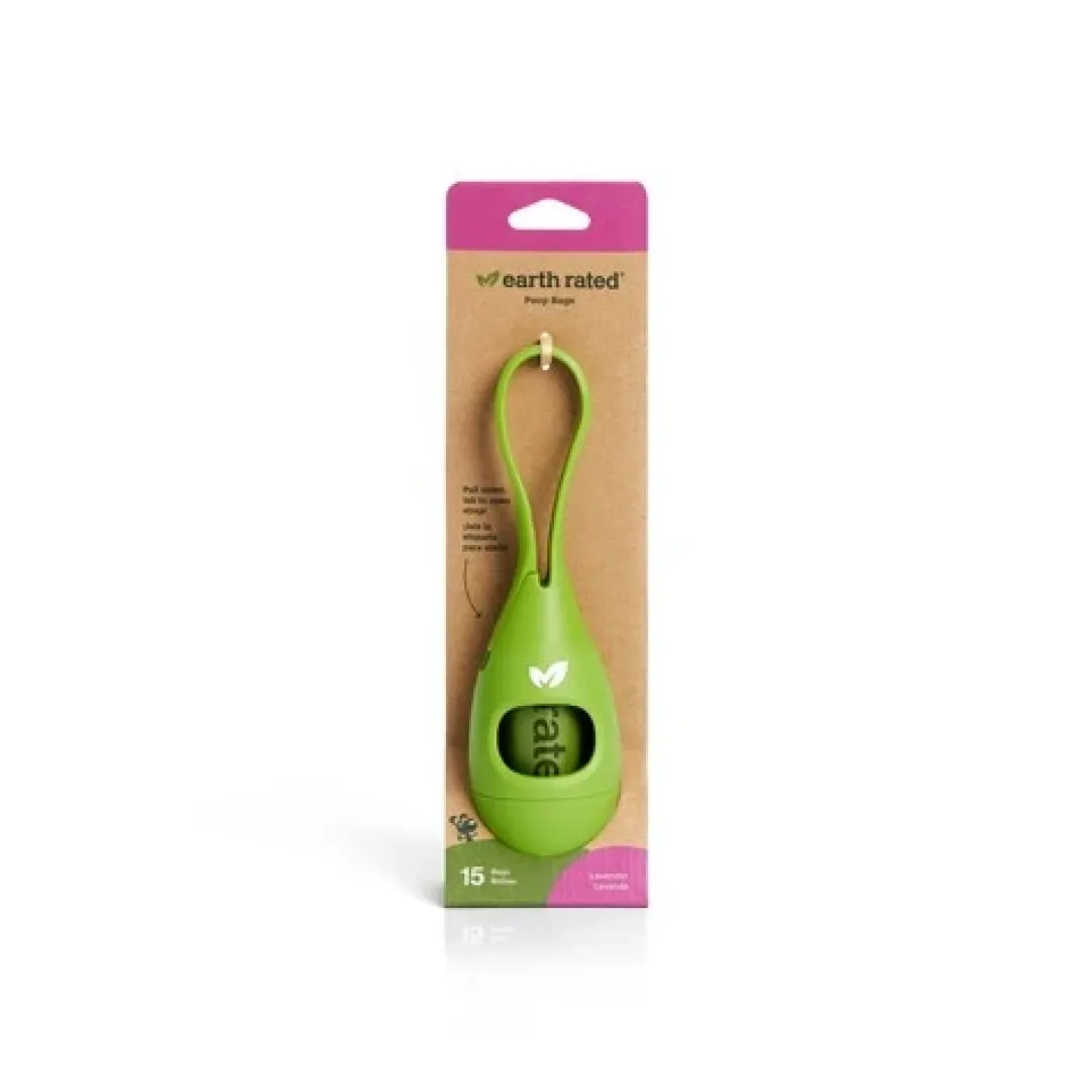 Earth Rated - høm høm poser Earth Rated Øko hømhømposer 15 stk dispenser lavendel