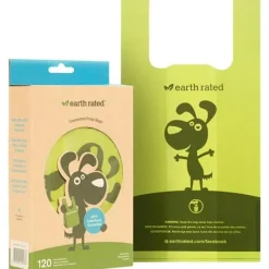 Earth Rated - høm høm poser Earth Rated 120 stk Øko Hømhøm poser