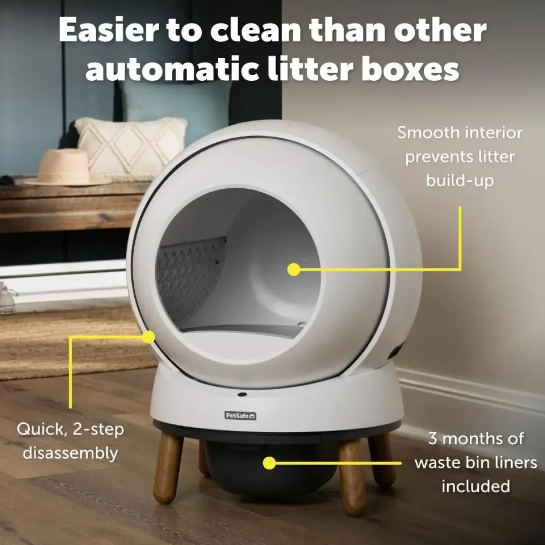 Petsafe Ecom Smartspin Auto Litter Box Automatisk Kattetoilet ZAL10-17986