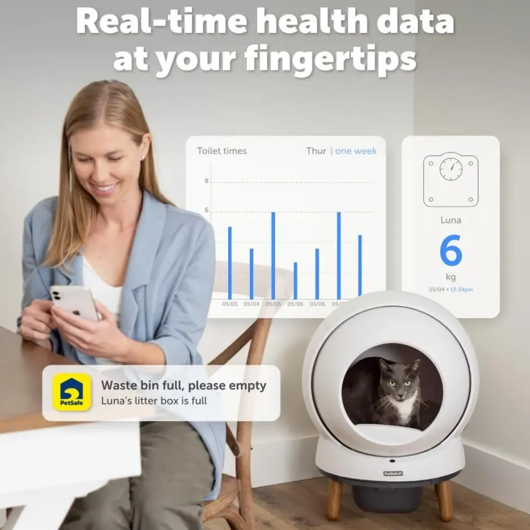 Petsafe Ecom Smartspin Auto Litter Box Automatisk Kattetoilet ZAL10-17986